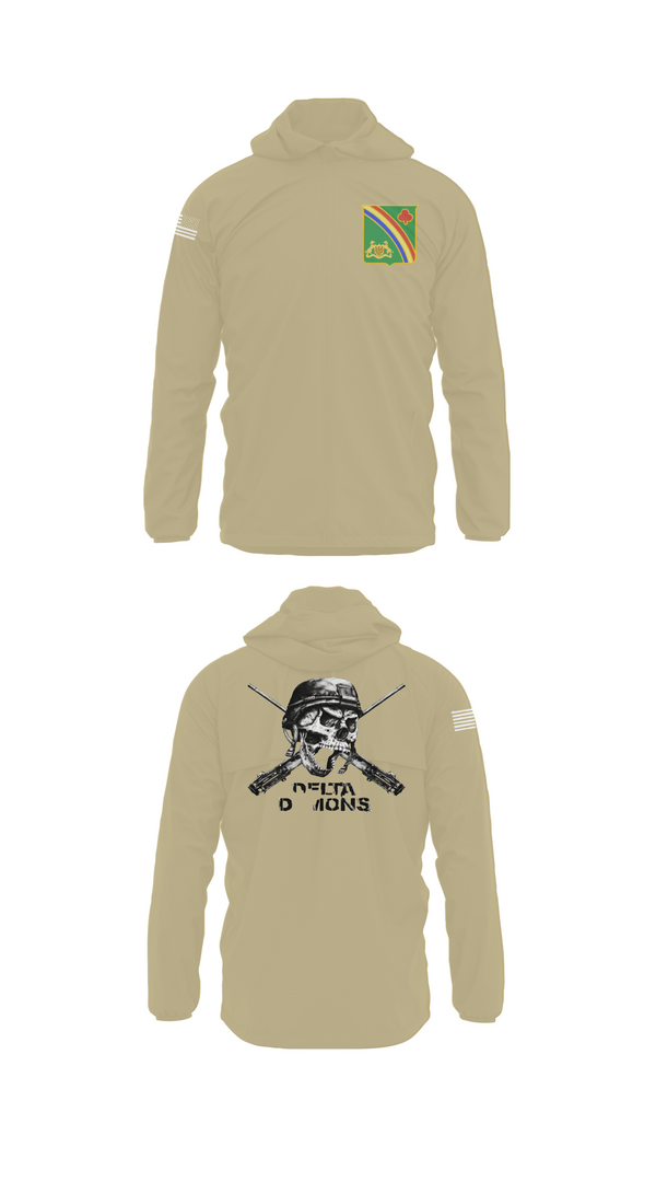 Windbreaker, 1st Battalion 69th Infantry Regiment, Army, Teamtime, Team time, sublimation, custom sports apparel, team uniforms, spirit wear, spiritwear, sports uniforms, custom shirts, team store, custom team store, fundraiser sports, apparel fundraiser