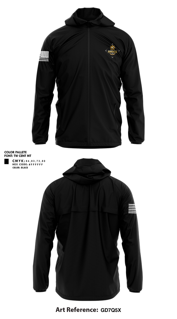 Windbreaker, Pinnacle Martial Arts, , Teamtime, Team time, sublimation, custom sports apparel, team uniforms, spirit wear, spiritwear, sports uniforms, custom shirts, team store, custom team store, fundraiser sports, apparel fundraiser