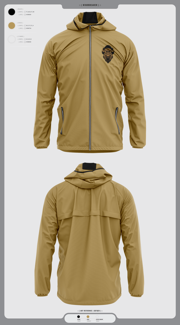 Windbreaker, Hugo Buffaloes Tennis, Tennis, Teamtime, Team time, sublimation, custom sports apparel, team uniforms, spirit wear, spiritwear, sports uniforms, custom shirts, team store, custom team store, fundraiser sports, apparel fundraiser