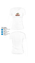 Sabrecats Lacrosse 57576752 Women's Short Sleeve V-neck Shirt - 18