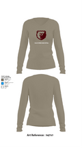 Willow Springs Bears Softball 59647744 Women's Long Sleeve V-neck Shirt - 25