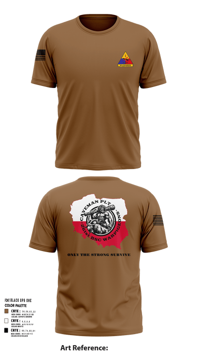 261st BSC CAVEMAN PLT 28746409 Short Sleeve Performance Shirt - 103