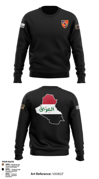 617th MP DET 12589196 Crew Neck Sweatshirt - 6