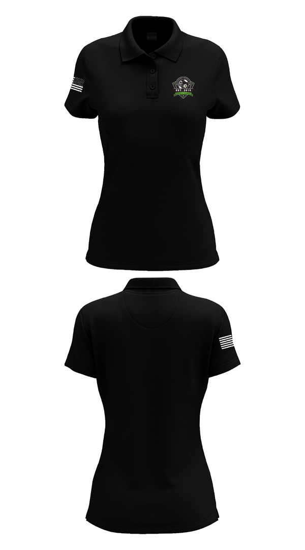 Womens Short Sleeve Performance Polo, Ridgecrest Republic FC, Women's Soccer, Teamtime, Team time, sublimation, custom sports apparel, team uniforms, spirit wear, spiritwear, sports uniforms, custom shirts, team store, custom team store, fundraiser sports, apparel fundraiser
