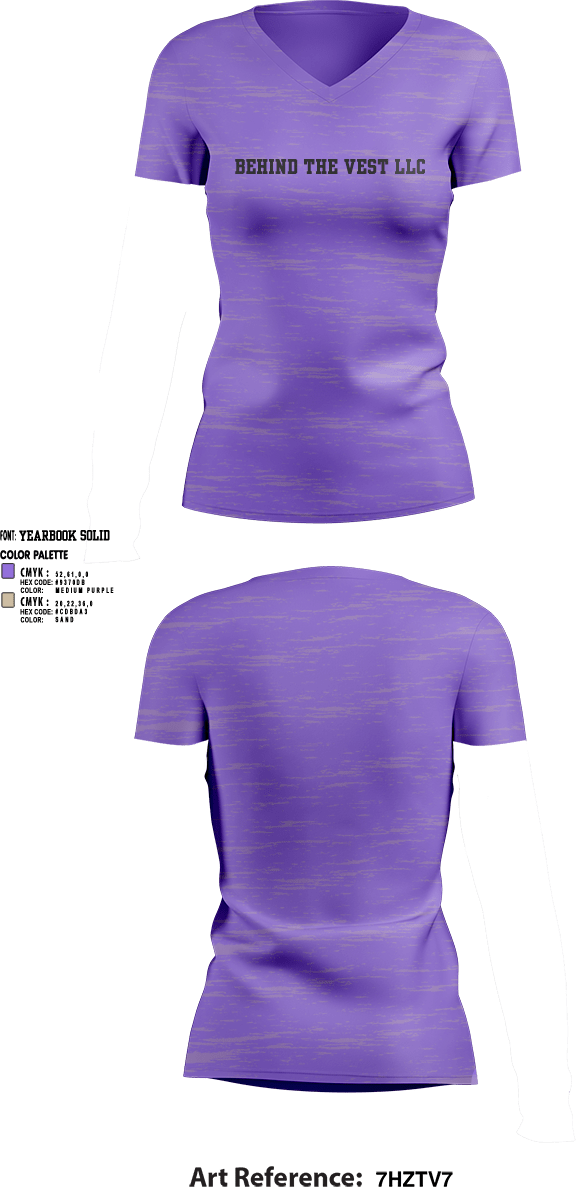 Womens Short Sleeve Vneck Shirt, Behind The Vest LLC, , Teamtime, Team time, sublimation, custom sports apparel, team uniforms, spirit wear, spiritwear, sports uniforms, custom shirts, team store, custom team store, fundraiser sports, apparel fundraiser