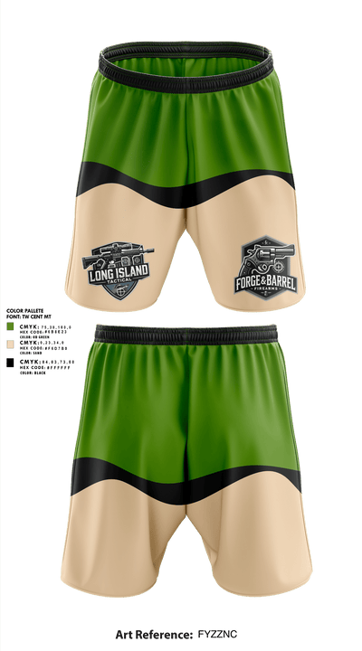 Forge & Barrel Firearms 85618351 Athletic Shorts With Pockets - 2
