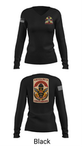 Kirk U.S. Army Health Clinic 36781561 Women's Long Sleeve V-neck Shirt - 37
