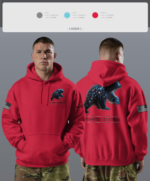 Hoodie, 486th/574th, , Teamtime, Team time, sublimation, custom sports apparel, team uniforms, spirit wear, spiritwear, sports uniforms, custom shirts, team store, custom team store, fundraiser sports, apparel fundraiser