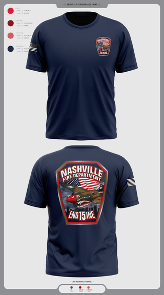 Short Sleeve Performance Shirt, Engine 15, , Teamtime, Team time, sublimation, custom sports apparel, team uniforms, spirit wear, spiritwear, sports uniforms, custom shirts, team store, custom team store, fundraiser sports, apparel fundraiser