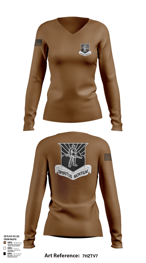 Womens Long Sleeve Vneck Shirt, WVU AROTC, , Teamtime, Team time, sublimation, custom sports apparel, team uniforms, spirit wear, spiritwear, sports uniforms, custom shirts, team store, custom team store, fundraiser sports, apparel fundraiser