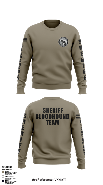 Chesterfield County Sheriff Office 72632097 Crew Neck Sweatshirt - 1