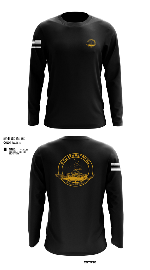 Long Sleeve Performance Shirt, E Co 4th Recon BN, , Teamtime, Team time, sublimation, custom sports apparel, team uniforms, spirit wear, spiritwear, sports uniforms, custom shirts, team store, custom team store, fundraiser sports, apparel fundraiser