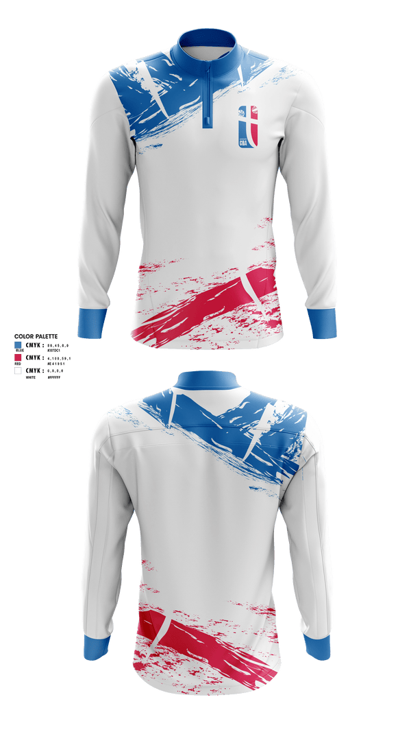 Quarter Zip Jacket, Greer Christian Basketball Association, Men's Basketball, Teamtime, Team time, sublimation, custom sports apparel, team uniforms, spirit wear, spiritwear, sports uniforms, custom shirts, team store, custom team store, fundraiser sports, apparel fundraiser