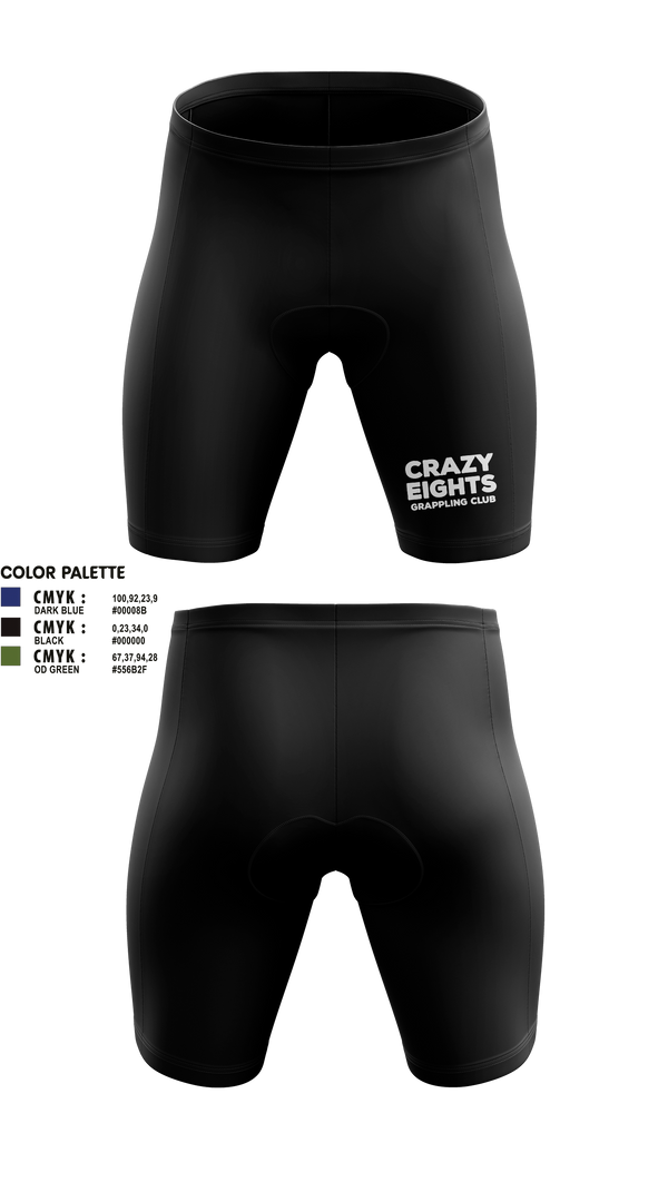 Mens Compression Shorts, Crazy Eights Grappling Club, Wrestling, Teamtime, Team time, sublimation, custom sports apparel, team uniforms, spirit wear, spiritwear, sports uniforms, custom shirts, team store, custom team store, fundraiser sports, apparel fundraiser
