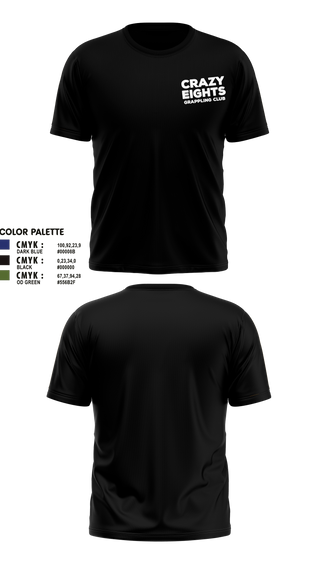 Short Sleeve Performance Shirt, Crazy Eights Grappling Club, Wrestling, Teamtime, Team time, sublimation, custom sports apparel, team uniforms, spirit wear, spiritwear, sports uniforms, custom shirts, team store, custom team store, fundraiser sports, apparel fundraiser