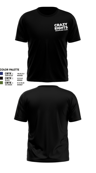 Crazy Eights Grappling Club 23765529 Short Sleeve Performance Shirt - 2 (1)
