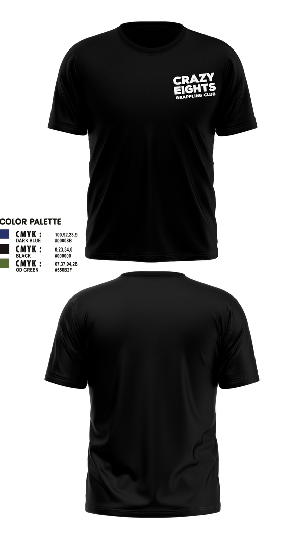 Short Sleeve Performance Shirt, Crazy Eights Grappling Club, Wrestling, Teamtime, Team time, sublimation, custom sports apparel, team uniforms, spirit wear, spiritwear, sports uniforms, custom shirts, team store, custom team store, fundraiser sports, apparel fundraiser