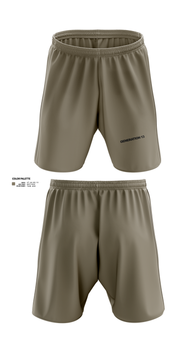 Generation 13 35612536 Athletic Shorts With Pockets - 1