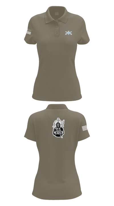 HHC Mortars 63835758 Women's Short Sleeve Performance Polo  - 75