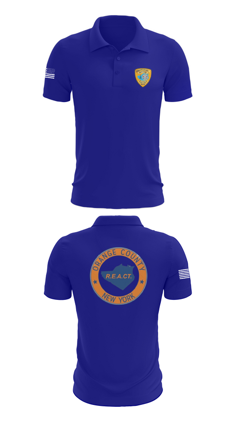 Short Sleeve Performance Polo, Orange County REACT, , Teamtime, Team time, sublimation, custom sports apparel, team uniforms, spirit wear, spiritwear, sports uniforms, custom shirts, team store, custom team store, fundraiser sports, apparel fundraiser