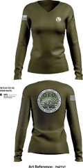 CDTF 5058514 Women's Long Sleeve V-neck Shirt - 251