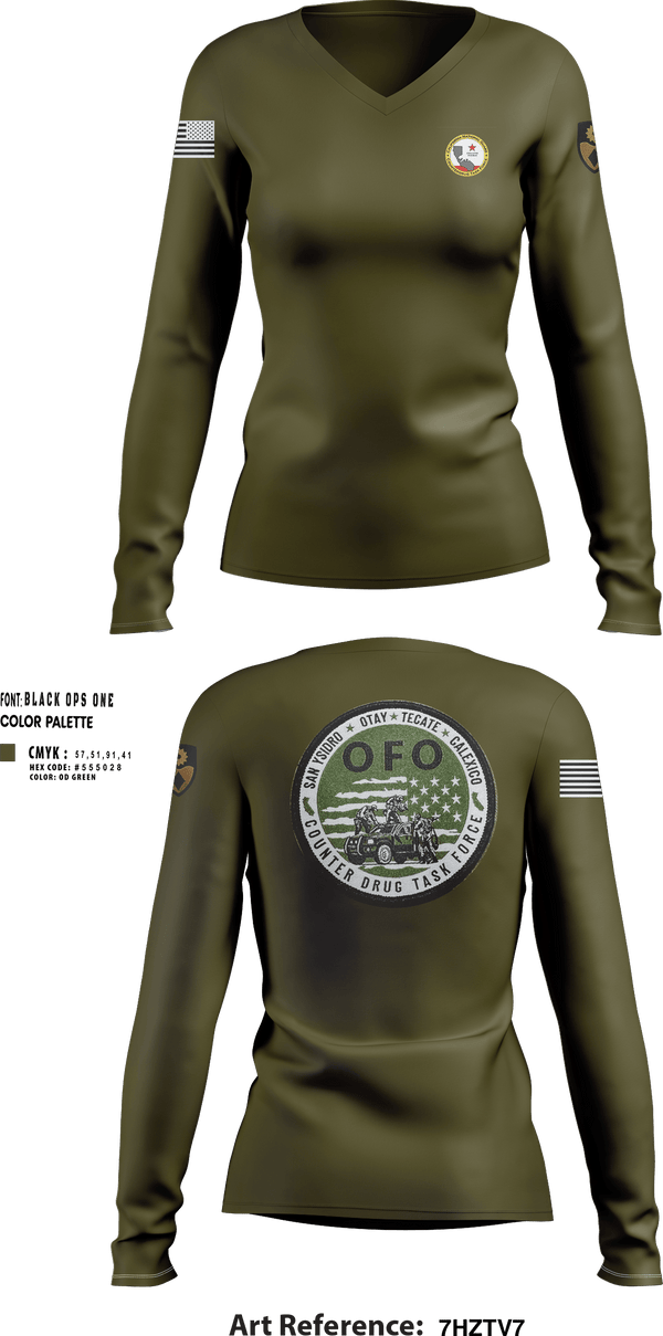Womens Long Sleeve Vneck Shirt, CDTF, , Teamtime, Team time, sublimation, custom sports apparel, team uniforms, spirit wear, spiritwear, sports uniforms, custom shirts, team store, custom team store, fundraiser sports, apparel fundraiser