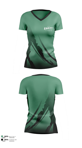 Womens Short Sleeve Vneck Shirt, Covenant Christian High School Tennis, Tennis, Teamtime, Team time, sublimation, custom sports apparel, team uniforms, spirit wear, spiritwear, sports uniforms, custom shirts, team store, custom team store, fundraiser sports, apparel fundraiser