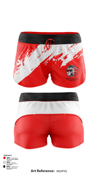 Track Shorts, Howar Middle School Track & Field, Track & Field, Teamtime, Team time, sublimation, custom sports apparel, team uniforms, spirit wear, spiritwear, sports uniforms, custom shirts, team store, custom team store, fundraiser sports, apparel fundraiser