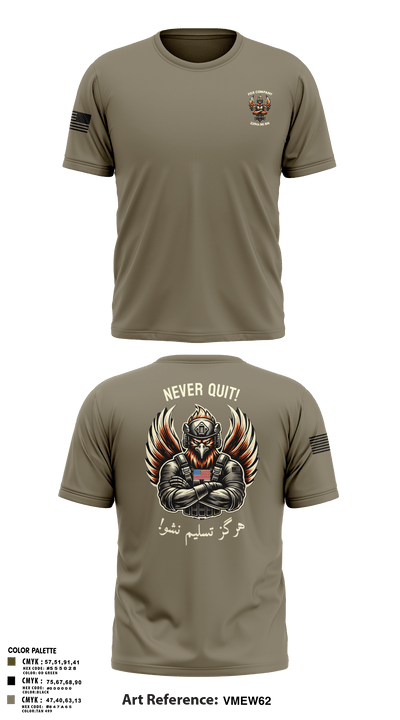 F CO, 229th MI BN Short Sleeve Performance Shirt - 2