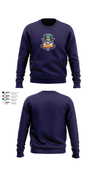 Crew Neck Sweatshirt, Diamond Ducks, Baseball, Teamtime, Team time, sublimation, custom sports apparel, team uniforms, spirit wear, spiritwear, sports uniforms, custom shirts, team store, custom team store, fundraiser sports, apparel fundraiser