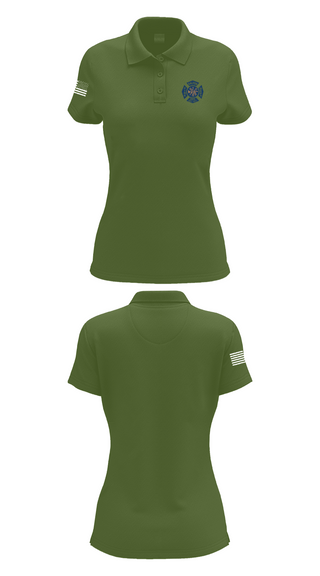 Womens Short Sleeve Performance Polo, Dalton Fire Department, , Teamtime, Team time, sublimation, custom sports apparel, team uniforms, spirit wear, spiritwear, sports uniforms, custom shirts, team store, custom team store, fundraiser sports, apparel fundraiser