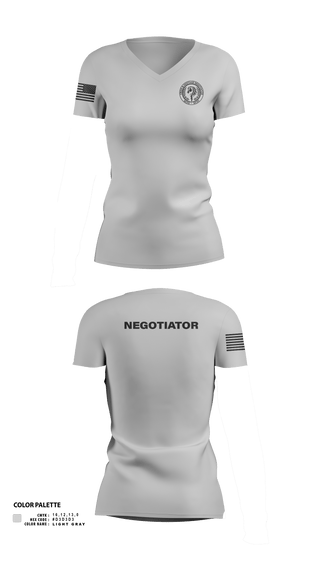 Womens Short Sleeve Vneck Shirt, Montgomery County Police CNT, , Teamtime, Team time, sublimation, custom sports apparel, team uniforms, spirit wear, spiritwear, sports uniforms, custom shirts, team store, custom team store, fundraiser sports, apparel fundraiser