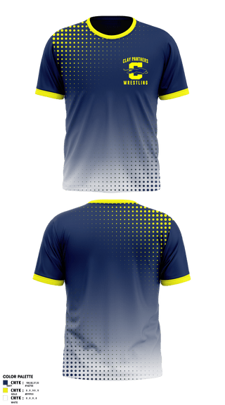 Short Sleeve Rash Guard Shirt, Clay Panthers, Wrestling, Teamtime, Team time, sublimation, custom sports apparel, team uniforms, spirit wear, spiritwear, sports uniforms, custom shirts, team store, custom team store, fundraiser sports, apparel fundraiser