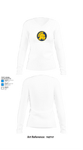 Wausau West Warriors Tennis 24400380 Women's Long Sleeve V-neck Shirt - 15