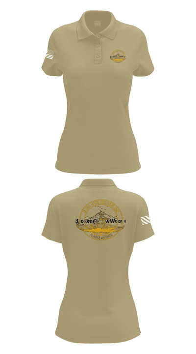 E Co 4th Recon BN 66844885 Women's Short Sleeve Performance Polo  - 95