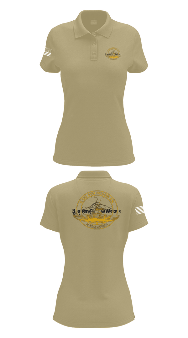 Womens Short Sleeve Performance Polo, E Co 4th Recon BN, , Teamtime, Team time, sublimation, custom sports apparel, team uniforms, spirit wear, spiritwear, sports uniforms, custom shirts, team store, custom team store, fundraiser sports, apparel fundraiser