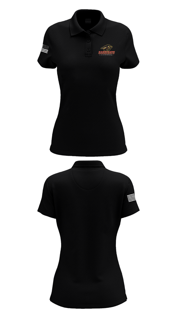 Womens Short Sleeve Performance Polo, Sabrecats Lacrosse, Men's Lacrosse, Teamtime, Team time, sublimation, custom sports apparel, team uniforms, spirit wear, spiritwear, sports uniforms, custom shirts, team store, custom team store, fundraiser sports, apparel fundraiser