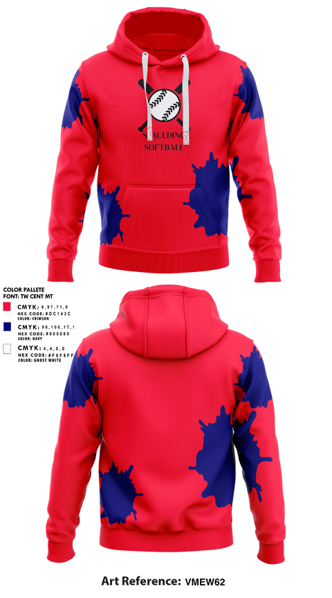 Hoodie, Spaulding Softball, Softball, Teamtime, Team time, sublimation, custom sports apparel, team uniforms, spirit wear, spiritwear, sports uniforms, custom shirts, team store, custom team store, fundraiser sports, apparel fundraiser