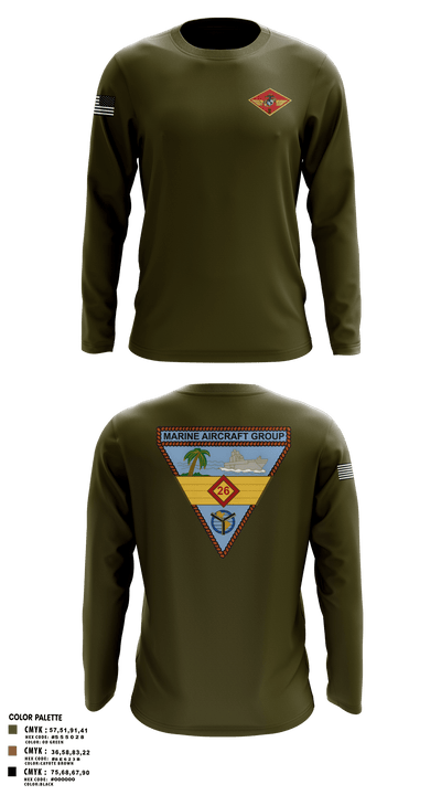 2nd MAW 13014265 Long Sleeve Performance Shirt 1