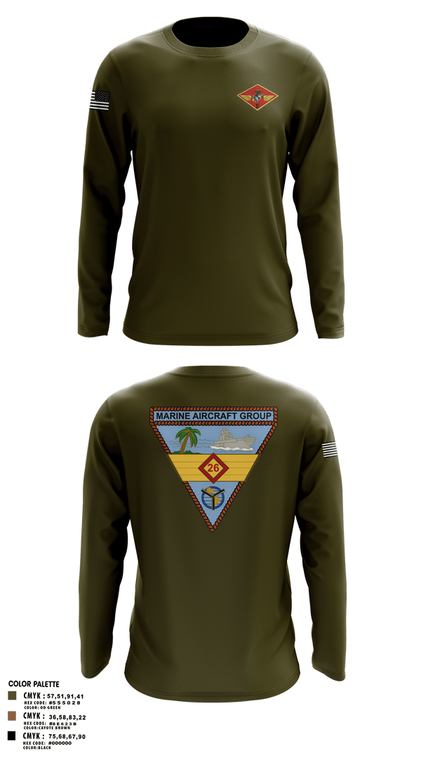 Long Sleeve Performance Shirt, 2nd MAW, , Teamtime, Team time, sublimation, custom sports apparel, team uniforms, spirit wear, spiritwear, sports uniforms, custom shirts, team store, custom team store, fundraiser sports, apparel fundraiser