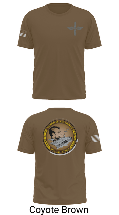 CVN 72 Abraham Lincoln 88368148 Short Sleeve Performance Shirt - 15