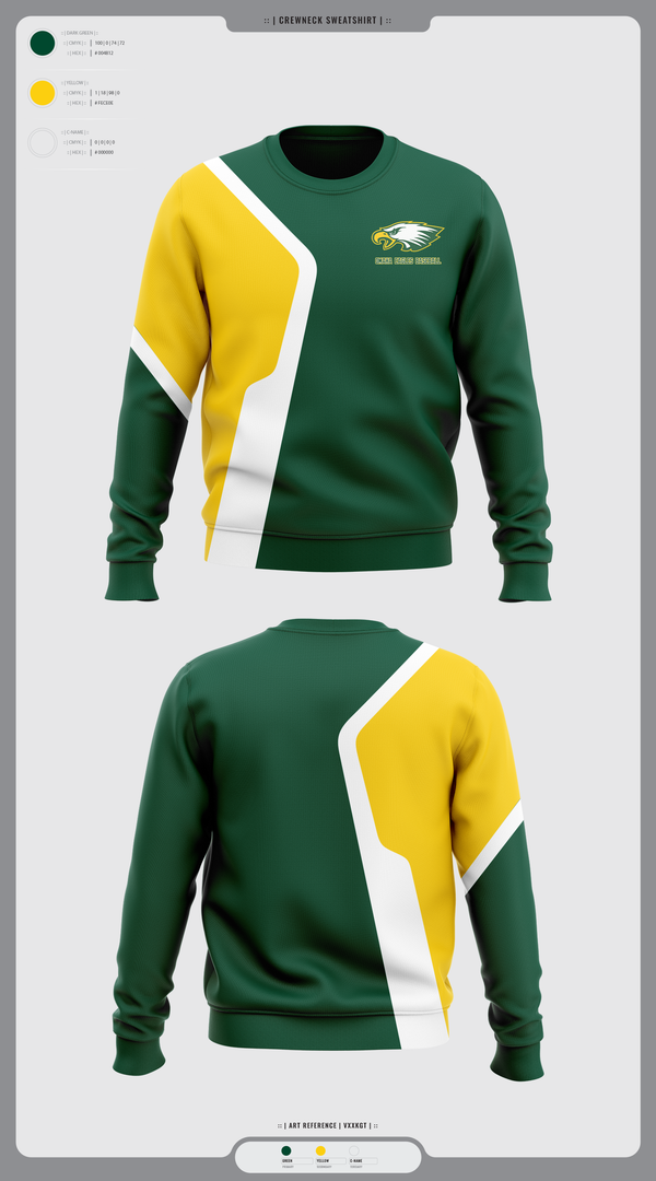 Crew Neck Sweatshirt, Omaha Eagles Baseball, Baseball, Teamtime, Team time, sublimation, custom sports apparel, team uniforms, spirit wear, spiritwear, sports uniforms, custom shirts, team store, custom team store, fundraiser sports, apparel fundraiser