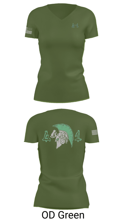 Greeks 13518002 Women's Short Sleeve V-neck Shirt - 48