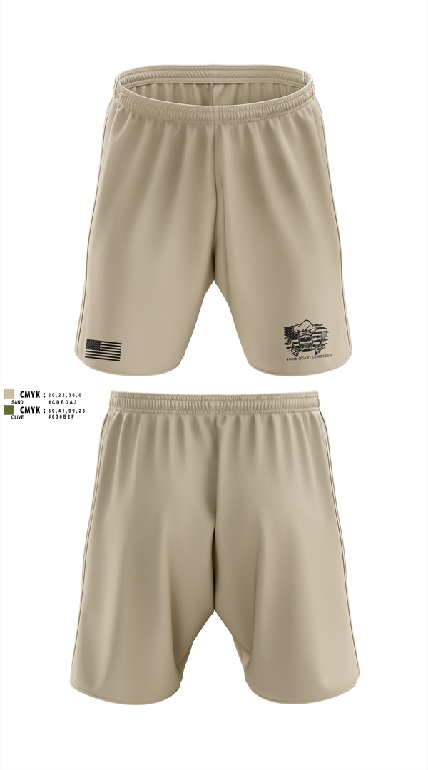 Athletic Shorts With Pockets, 900th QUARTERMASTER, , Teamtime, Team time, sublimation, custom sports apparel, team uniforms, spirit wear, spiritwear, sports uniforms, custom shirts, team store, custom team store, fundraiser sports, apparel fundraiser