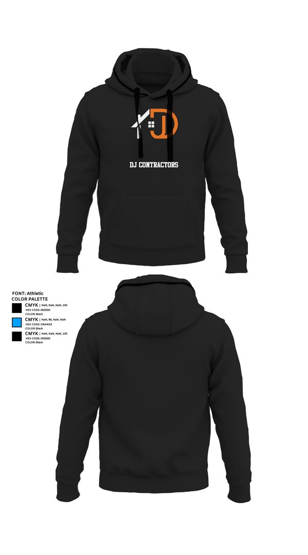 Hoodie, DJ CONTRACTORS, , Teamtime, Team time, sublimation, custom sports apparel, team uniforms, spirit wear, spiritwear, sports uniforms, custom shirts, team store, custom team store, fundraiser sports, apparel fundraiser
