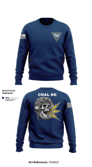 Crew Neck Sweatshirt, COMNAVAIRLANT, , Teamtime, Team time, sublimation, custom sports apparel, team uniforms, spirit wear, spiritwear, sports uniforms, custom shirts, team store, custom team store, fundraiser sports, apparel fundraiser