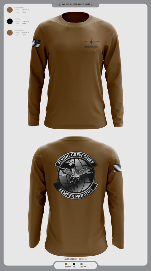 Long Sleeve Performance Shirt, FLYING CREW CHIEFS, , Teamtime, Team time, sublimation, custom sports apparel, team uniforms, spirit wear, spiritwear, sports uniforms, custom shirts, team store, custom team store, fundraiser sports, apparel fundraiser