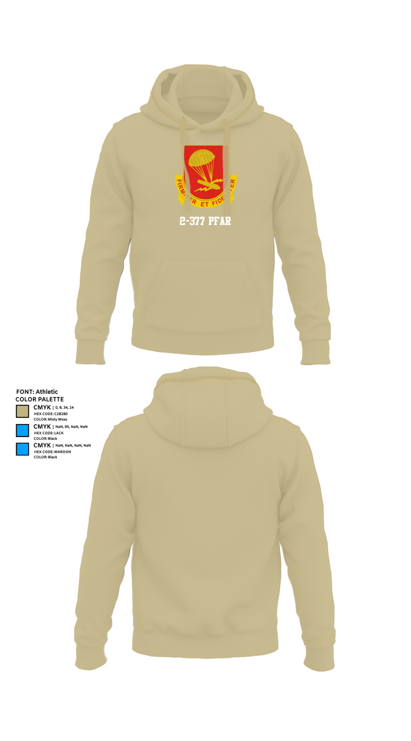 Hoodie, 2-377 PFAR, Army, Teamtime, Team time, sublimation, custom sports apparel, team uniforms, spirit wear, spiritwear, sports uniforms, custom shirts, team store, custom team store, fundraiser sports, apparel fundraiser