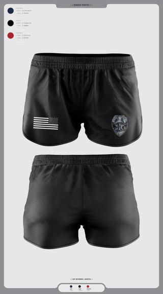 Ranger Panties, San marcos police - field force, Police, Teamtime, Team time, sublimation, custom sports apparel, team uniforms, spirit wear, spiritwear, sports uniforms, custom shirts, team store, custom team store, fundraiser sports, apparel fundraiser