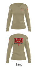 CESD Bravo 35th Engineer Battalion 45351759 Women's Long Sleeve V-neck Shirt - 97